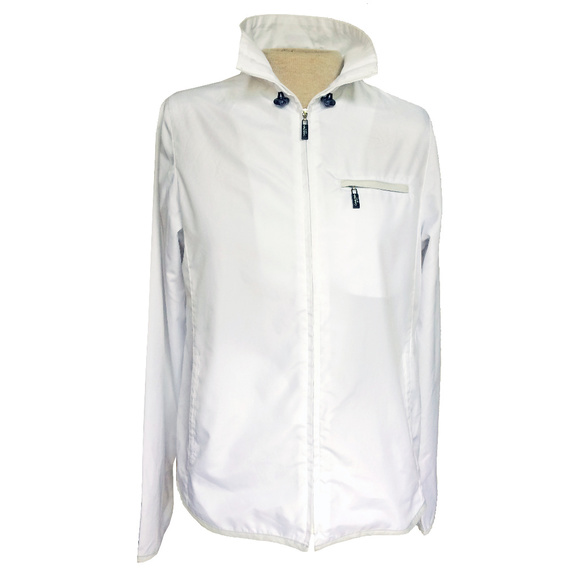 calvin klein white windbreaker